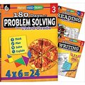 Shell Education Shell Education 51764 180 Days 3 Book Bundle - Reading; Writing & Problem Solving for Grade 3 51764